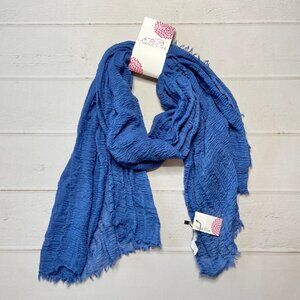 NWT - Tickeled Pink - Women’s Blue Classic Solid Scarf
